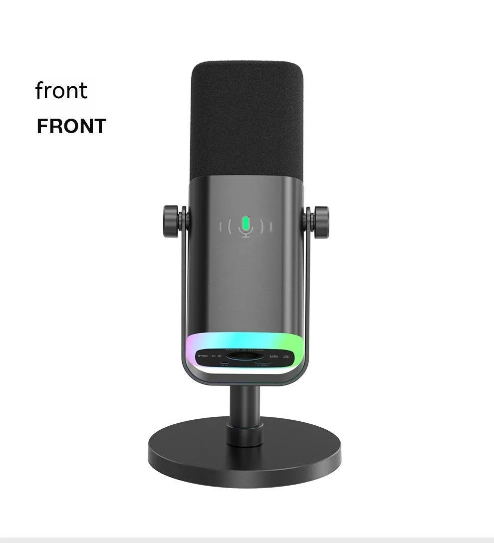 Dynamic noise reduction microphone in black, pink, or white with matching bracket and complete cable kit