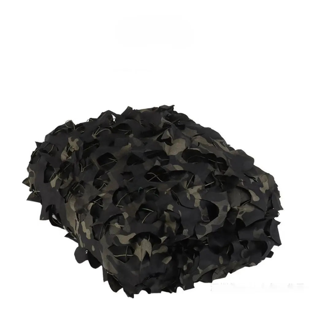 Green camouflage netting set showing multiple pattern options for outdoor concealment applications