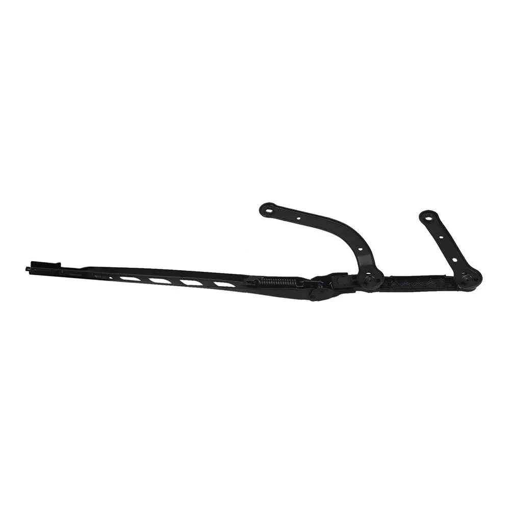 BMW 5-Series E60 front right windshield wiper arm, a silver automotive spare part.