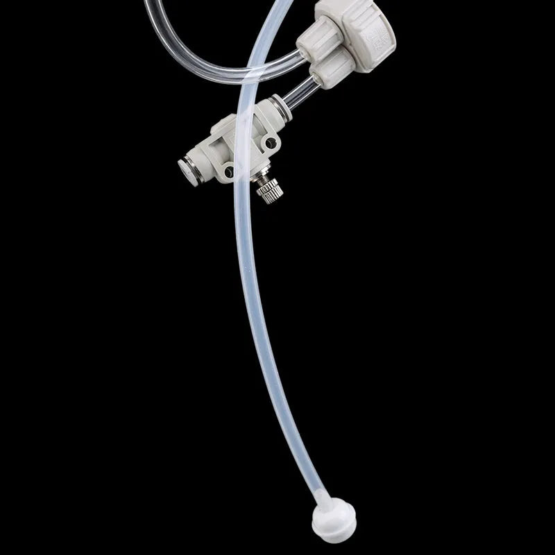 New fish tank carbon dioxide generator with needle valve and pressure gauge for aquarium plant use
