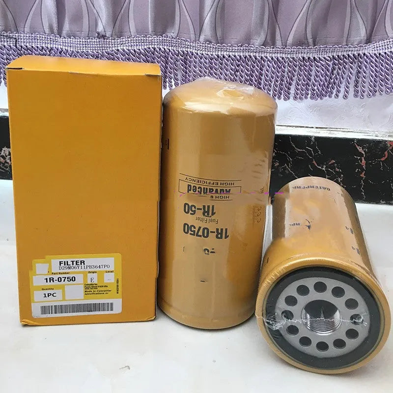 1R-0750 fuel filter element with filter paper construction