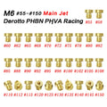 Brass carburettor main jet with M6 threads for Derotto PHBN PHVA models