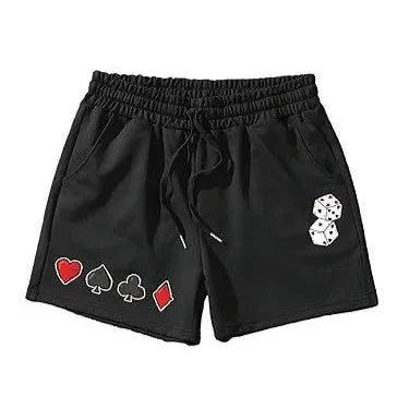 Men's thin polyester mesh beach shorts with printing details in various colour styles