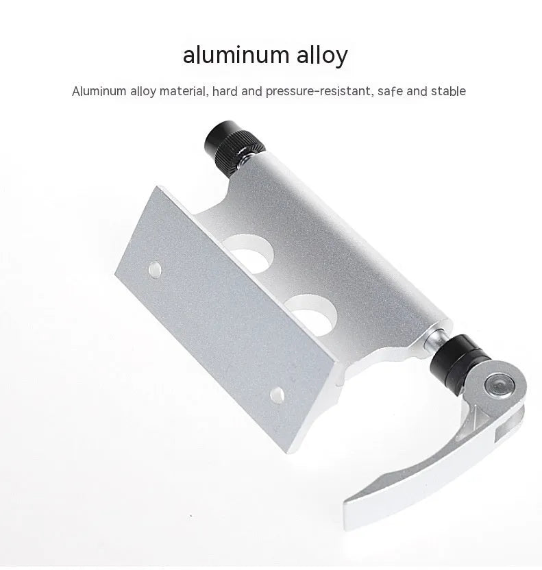Silver metal bicycle front fork quick release fixing clip for SUV modification