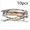 Double hook hair tool for securing weaves and extensions in solid colour