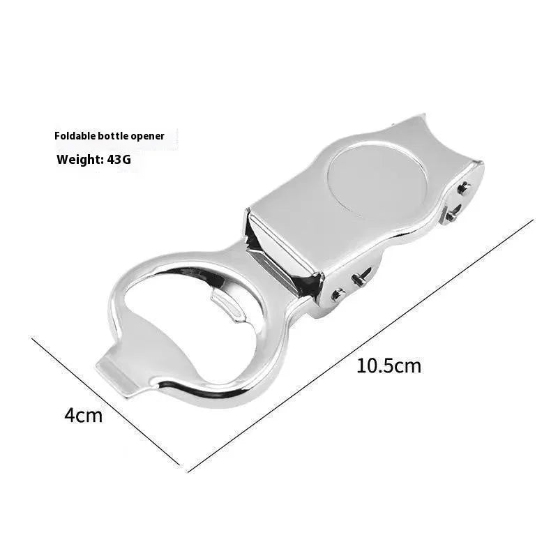 Manual can opener and twist bottle cap multifunctional household tool in silver and black styles with pack options