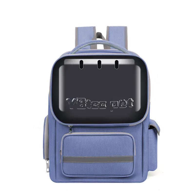 Portable pet bag in PVC Oxford with solid colour, medium and soft build, for pets under 7.50kg