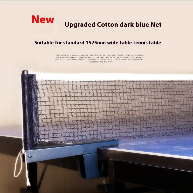 Table tennis net post with universal large clip for thick-edged indoor tables