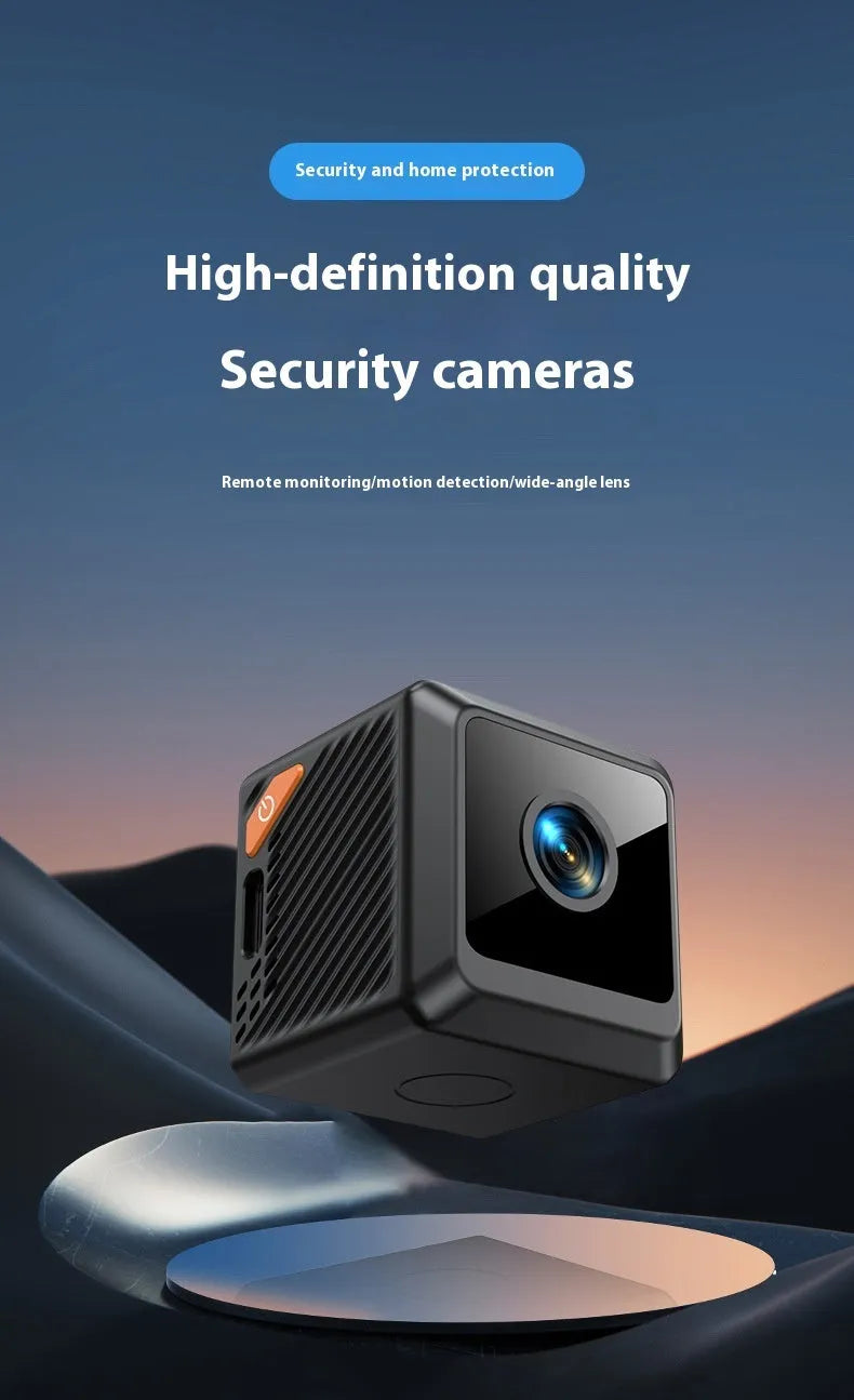 W02 camera black 1080p outdoor sports small camera 3.2cm plastic body with bracket