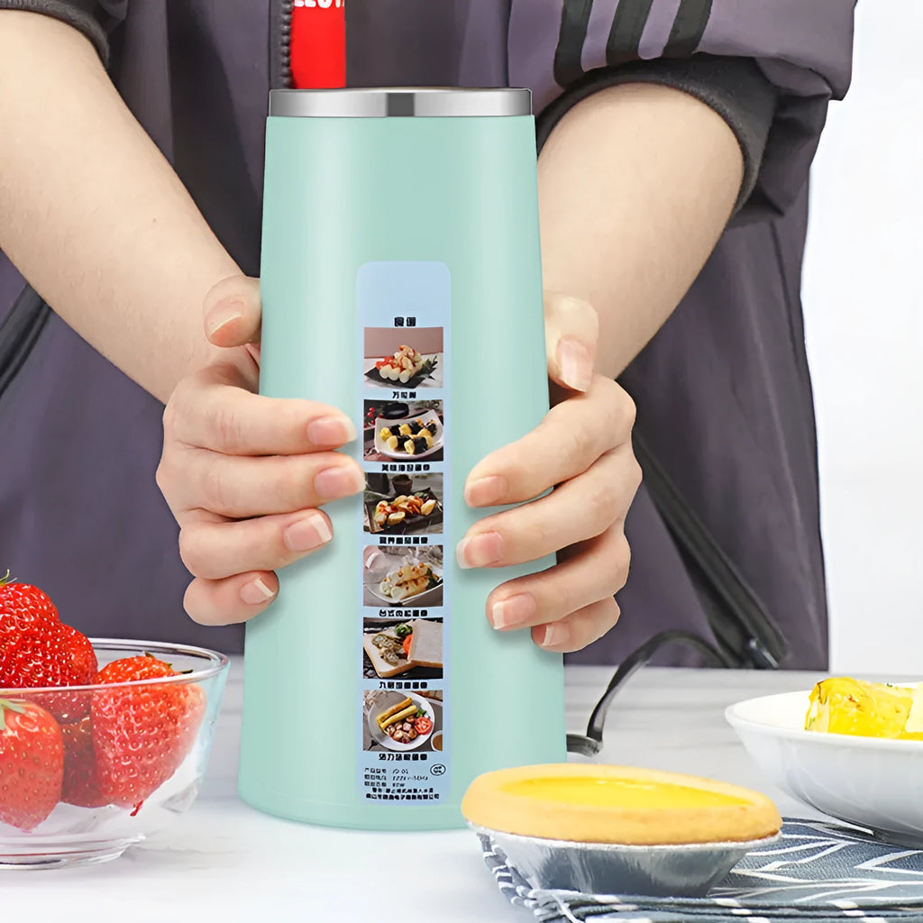 Household small egg roll machine in mint green with stainless steel 304 top cover, 80W, 2-egg capacity, compact 95mm x 200mm size