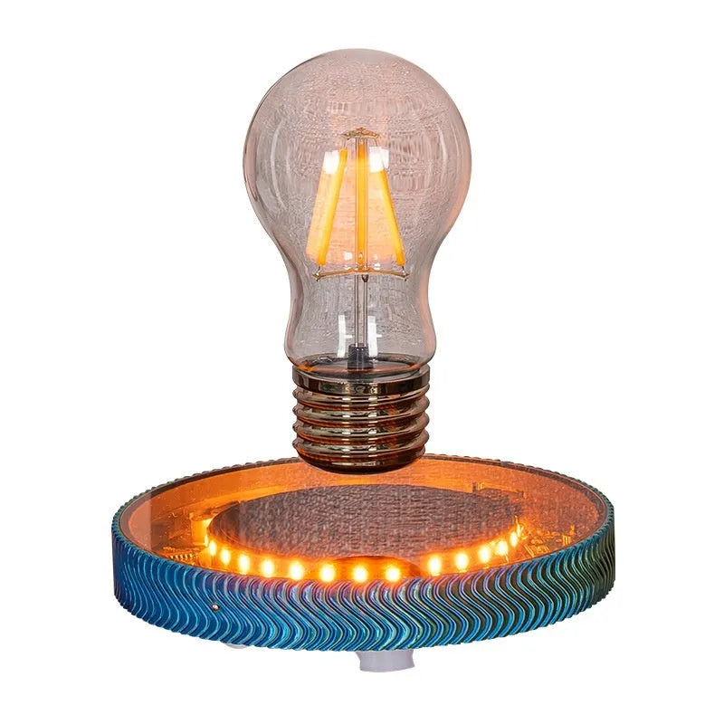 Magnetic suspension moon night lamp with floating 3D printed planetary model