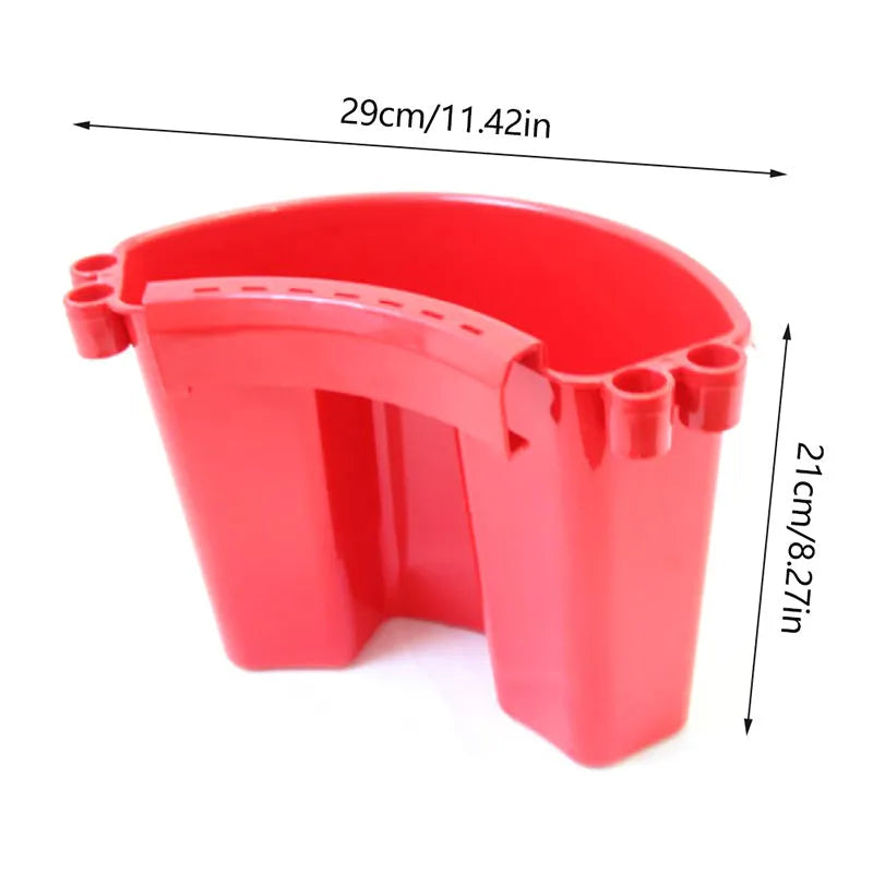 A 20-litre car washing bucket made from black PP plastic, suitable for vehicle cleaning.