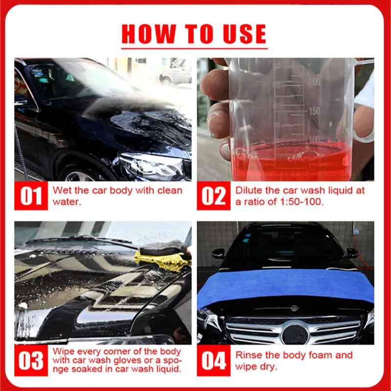 100ml bottle of super concentrated high foam car decontamination and polishing cleaner
