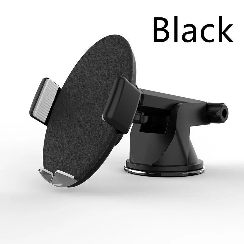Creative car mobile phone wireless charger with air vent clip in black colour