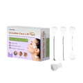 Invisible facial lifting patch set with 40 patches and support ropes, featuring hyaluronic acid and vitamin E formula.