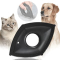 Silicone pet hair remover brush for carpets and sofas in black, green and red colours