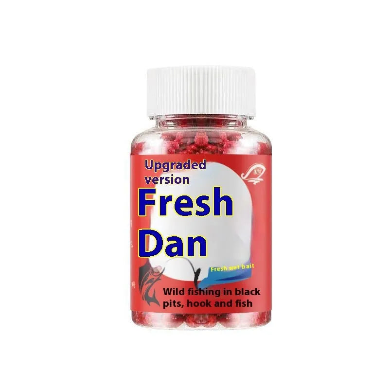 Grass green lazy particle fishing bait for crucian carp in freshwater fishing