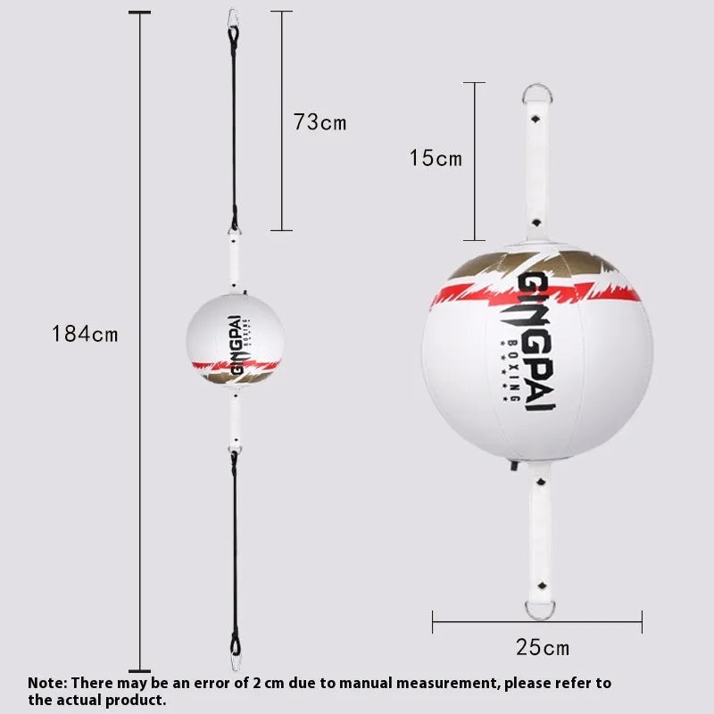 Hanging boxing speed ball training equipment for reaction and dodge practice with PU construction