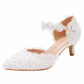 Pointed toe low heel sandals for women in pink artificial PU with stiletto heel and solid colour