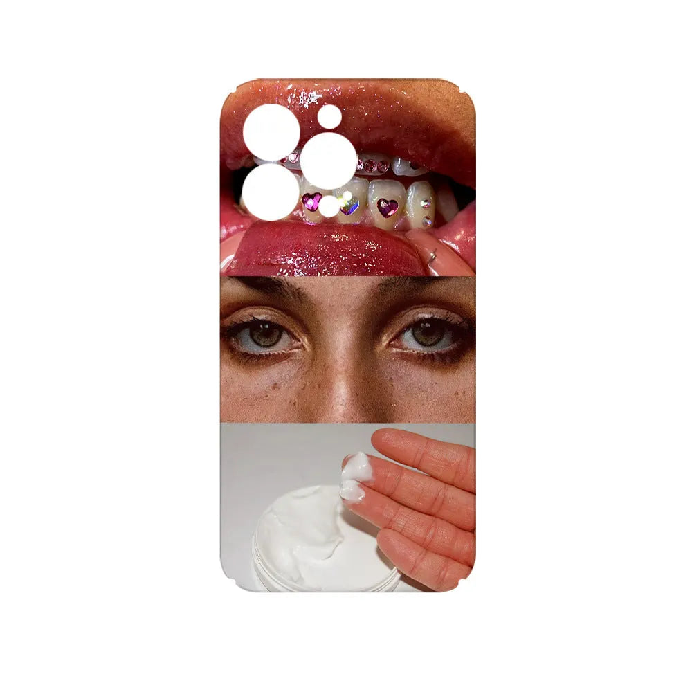 Glossy Feilin phone case with two-in-one design compatible with iPhone models 11 to 15