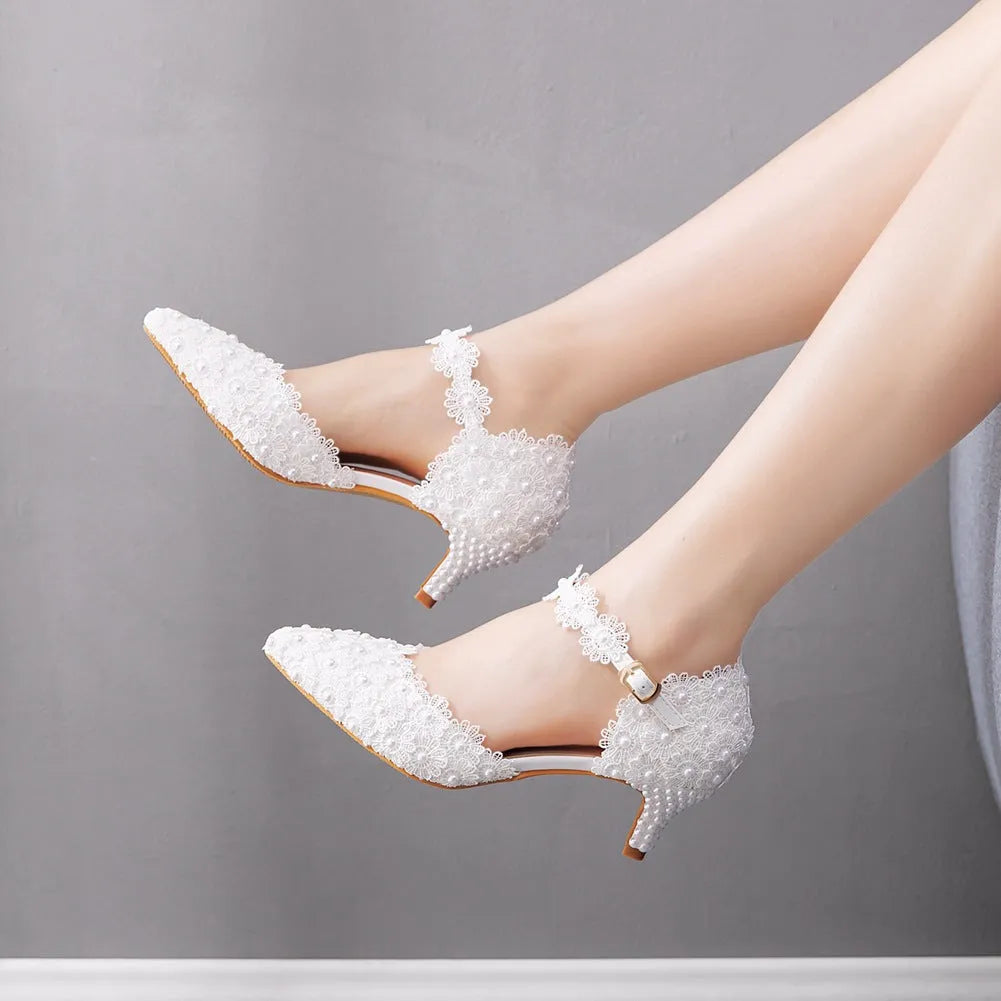 Pointed toe low heel sandals for women in pink artificial PU with stiletto heel and solid colour