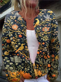 Halloween ladies long sleeve top with a 3D digital print pattern, available in multiple sizes.