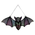 Acrylic bat window wall pendant, printed modern art design, 12x6.5x0.4cm and 20x8x0.4cm sizes