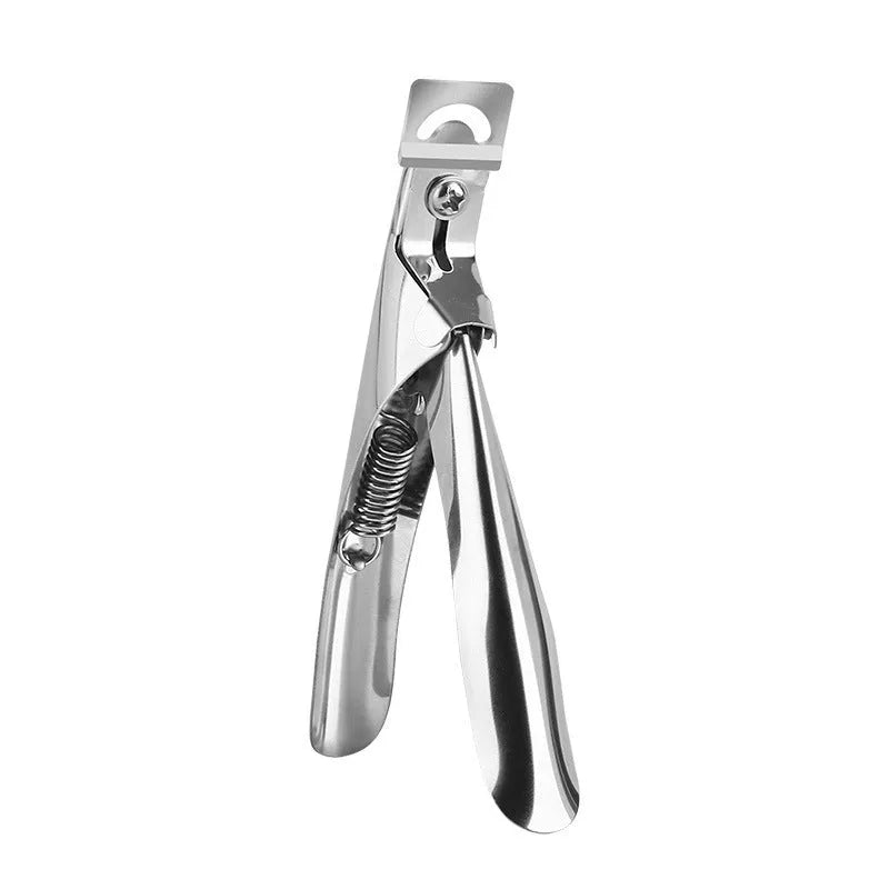 French U-shaped nail art scissors stainless steel cuticle cutters with electrophoretic finish