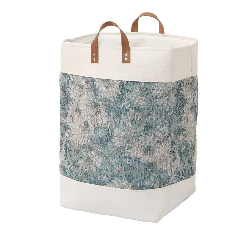 Fabric storage box for clothes and bedding in a choice of colours, dimensions 35cm by 35cm by 55cm.