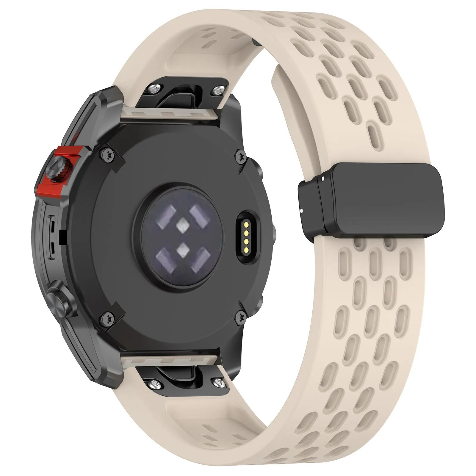 Quick release watch strap for Fenix smartwatches in multiple colours and sizes with tool.