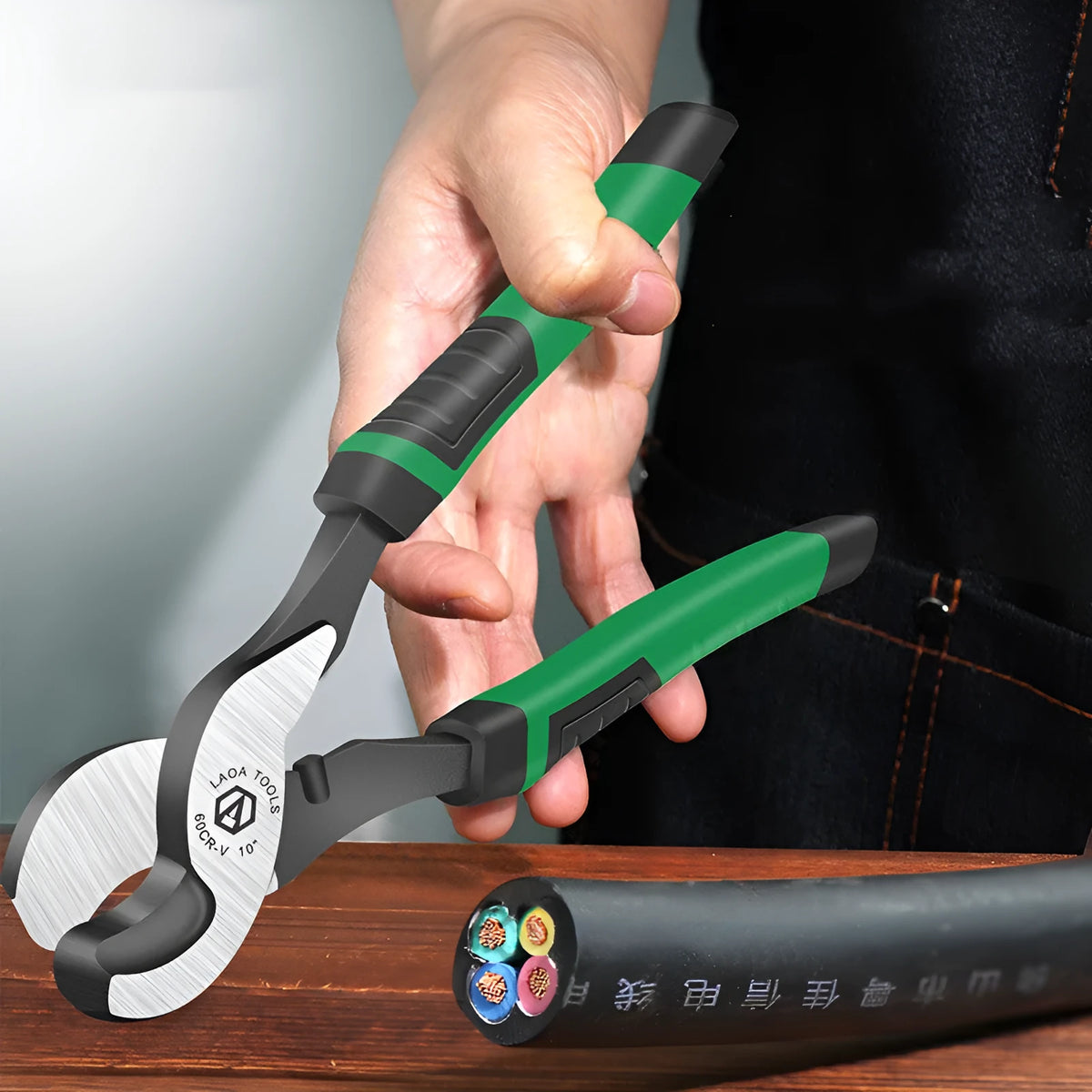 Chrome vanadium steel cable clamp wire stripper 6 inch 8 inch 10 inch heavy duty options