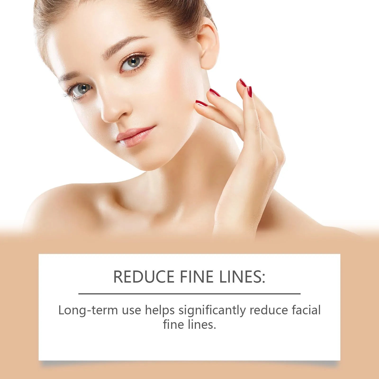 30ml bottle of anti-ageing essence liquid with hyaluronic acid and bee venom serum