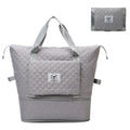Oxford cloth extended shoulder yoga sports bag in all-match black with zipper closure and soft handle