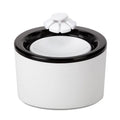 White plastic automatic drinking machine for cats and dogs with USB power cable