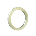 Round bar jade bracelet with winding silk texture showing circular geometry and polished surface