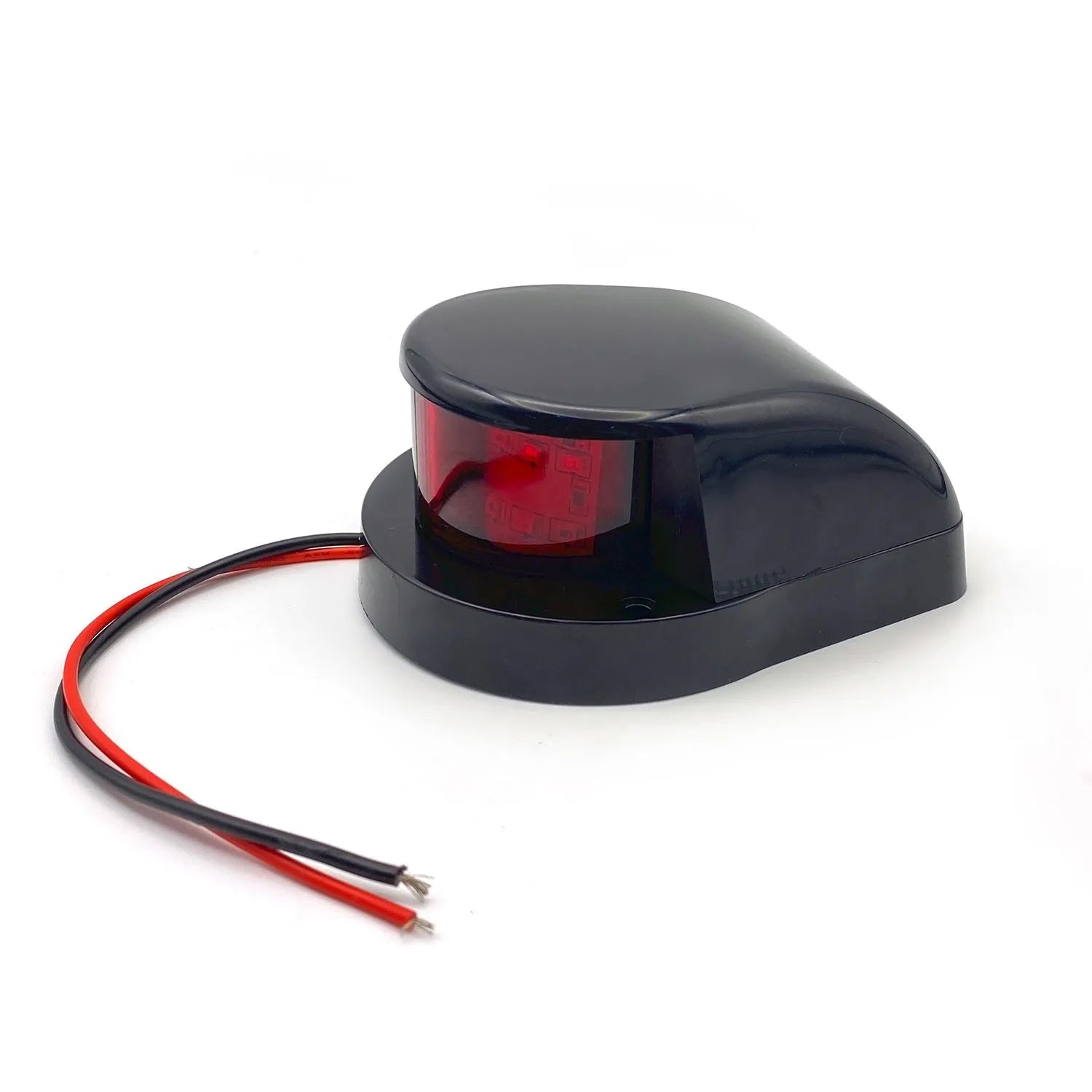 12LED marine navigation light for yachts, available in red green dual colour, 26x10mm, DC 12V