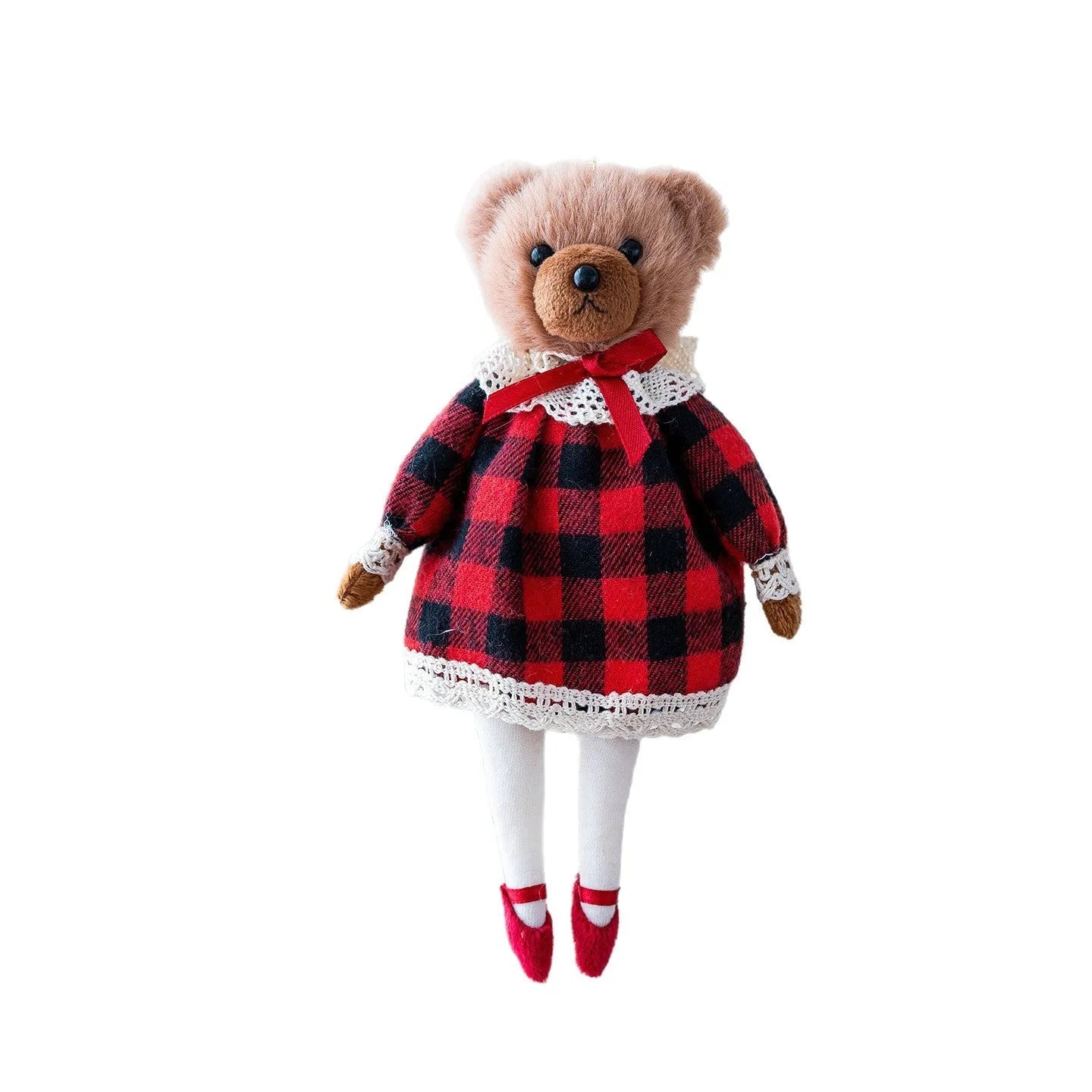 Cartoon cloth plush bear couple set showing Gentleman Bear and Princess Bear designs