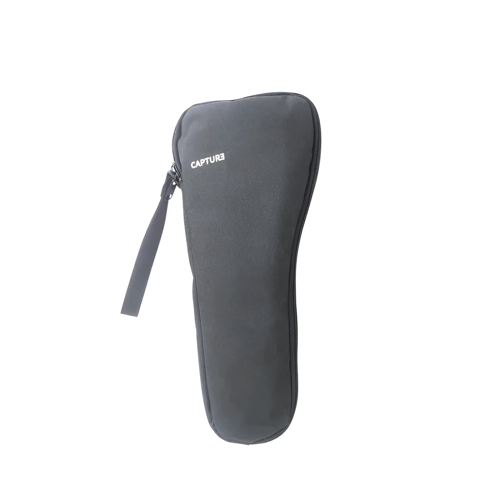Black cloth storage bag for mobile phone stabilizer accessories.