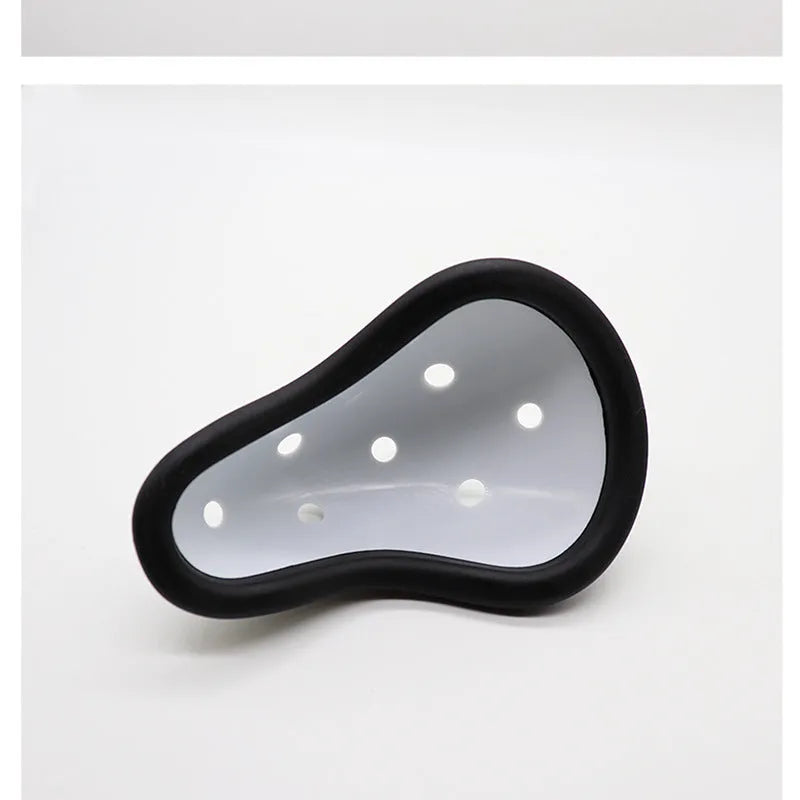 Rubber sports genital protector groin guard for adult and child sizes, used in boxing rugby hockey and martial arts.