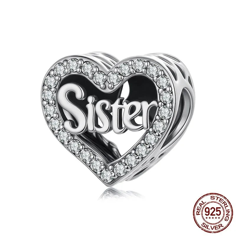 S925 silver oxidised charm bead for DIY bracelet string, 1.0x1.1cm size, 0.45cm aperture