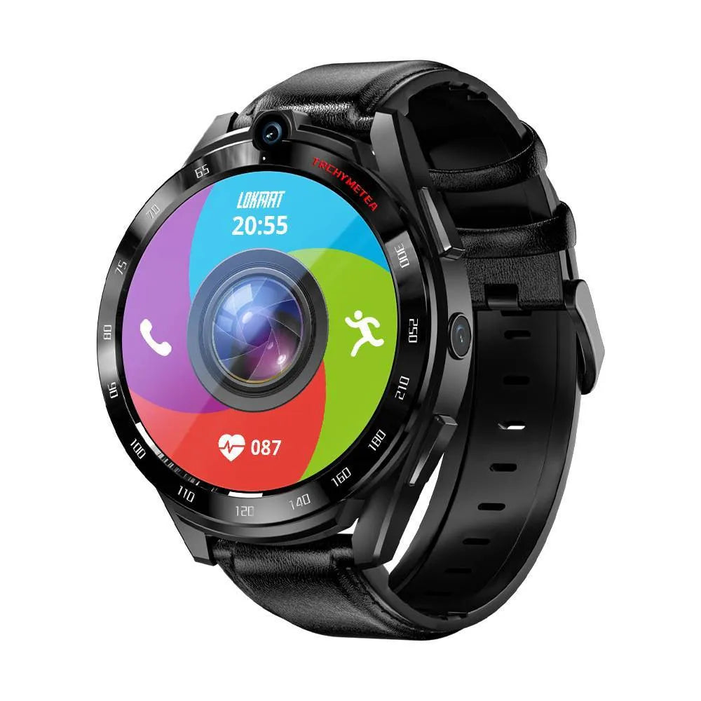 All Netcom Student Phone Smart Watch with 1.6 inch TFT screen and silicone strap showing the front camera