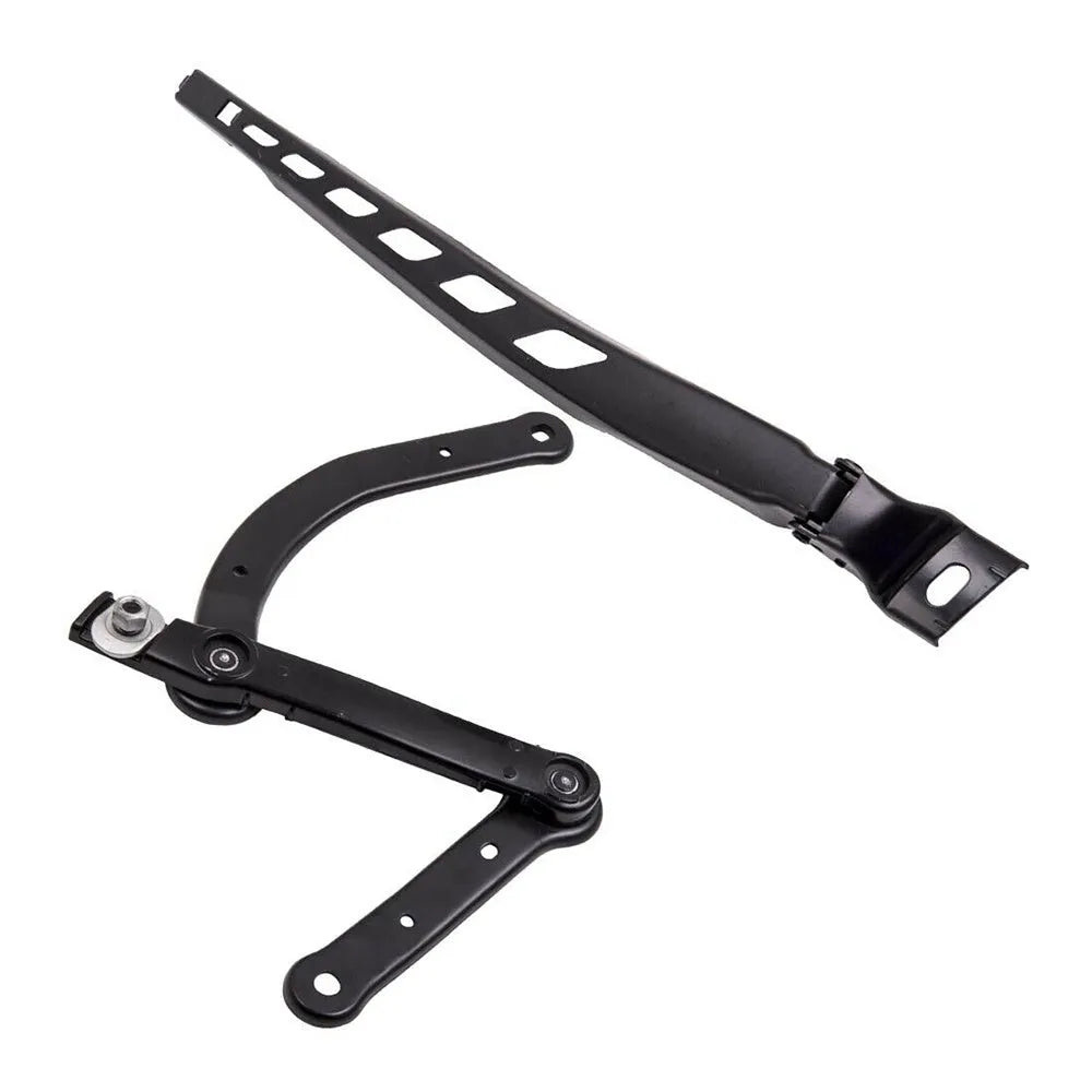 BMW 5-Series E60 front right windshield wiper arm, a silver automotive spare part.