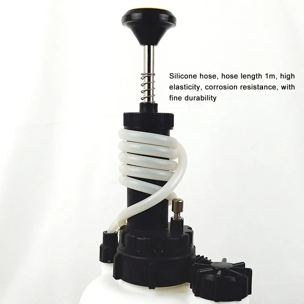 White 3L brake fluid tank replacement tool with copper and iron components
