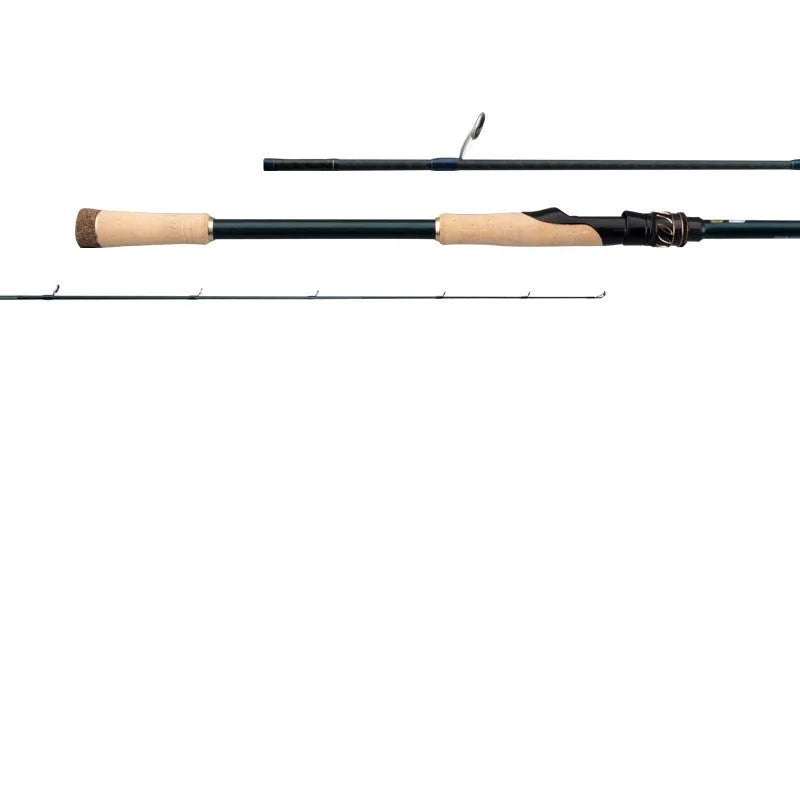 High carbon general purpose fishing rod with hard tonality, multiple style options for freshwater and saltwater angling