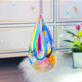 Colourful crystal pendant decoration with electroplated finish for Christmas tree