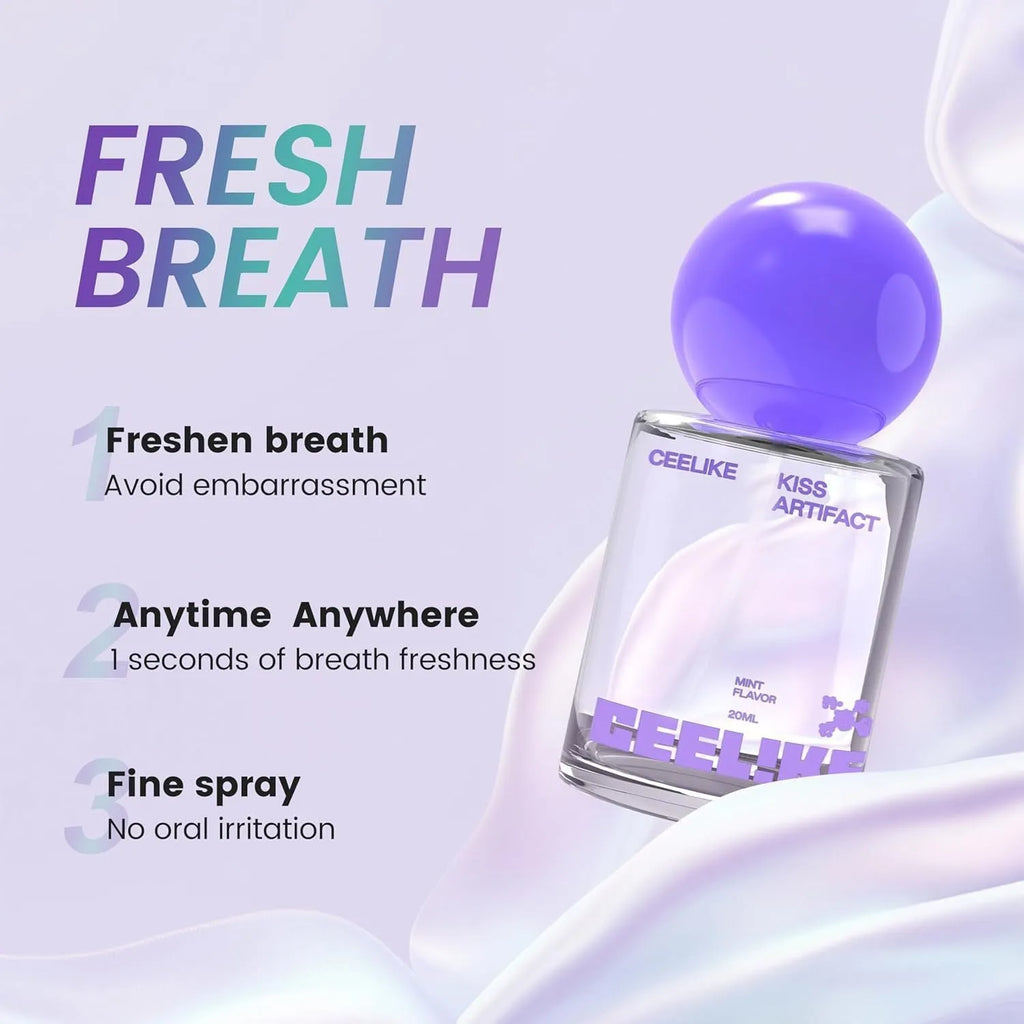 20ml oral spray bottle with probiotic hydrating formulation for portable body care