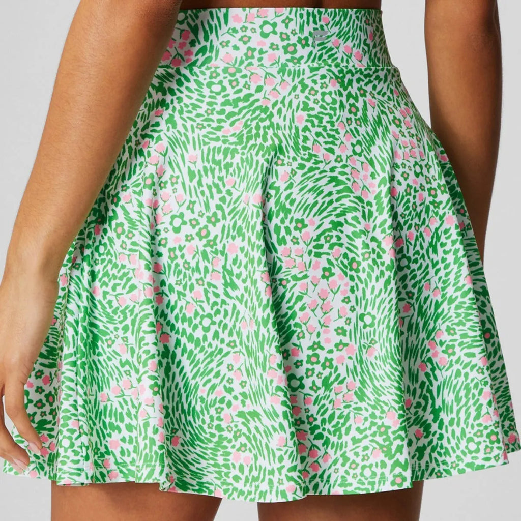 Women's high waist half-length sports skirt for golf tennis badminton in breathable design