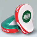 Vertical golden PU leather boxing sanda baffle target for home training.