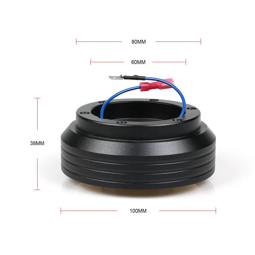 Black steering wheel base fitting for Honda Civic EG110H and EK130H automotive modification