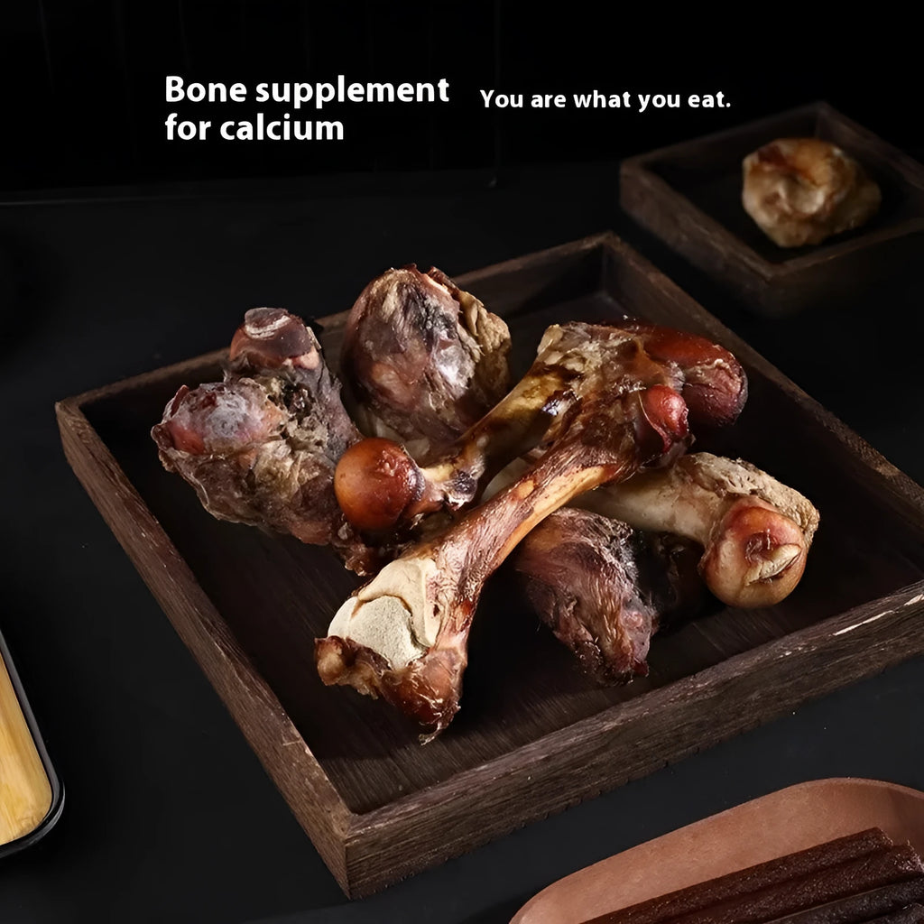 A high-calcium roasted ox bone flavour molar rod chew for puppies in three sizes.